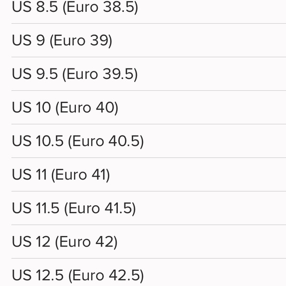 Sizing chart - Picture 2 of 2